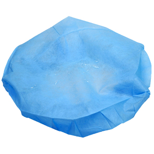 一次性帽子无纺布手工圆帽加厚扁筋食品车间厨师美容透气防尘头套