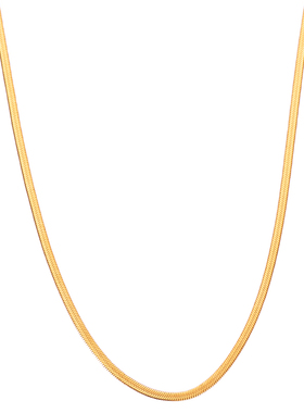 钛钢蛇骨链项链女冷淡风