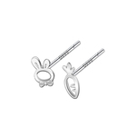 耳钉纯银999女士精致耳饰拾萤高级感洗睡免摘新款蝴蝶耳钉养耳洞