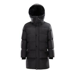 羽物2024冬新品保暖加厚中长款羽绒服高级感外套