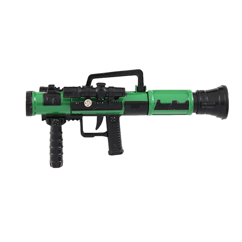可发射迫击炮金属玩具 追踪导弹M3E1A火箭筒射击玩具军事模型摆件