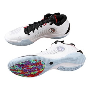 李宁篮球鞋男款韦德冷血2轻量高回弹耐磨比赛专用低帮球鞋ABPU017