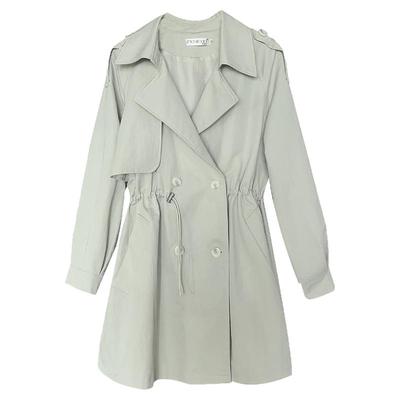 今年流行中长款风衣女2025新款