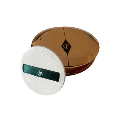 优笙色定妆粉扑圆形pu植绒替换