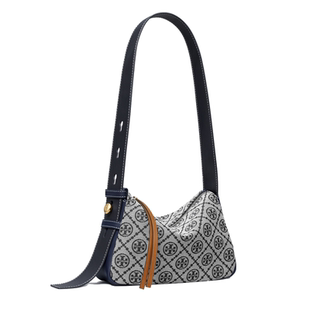 Tory Burch/汤丽柏琦专柜款TMonogram女士单肩斜挎手提包流浪包