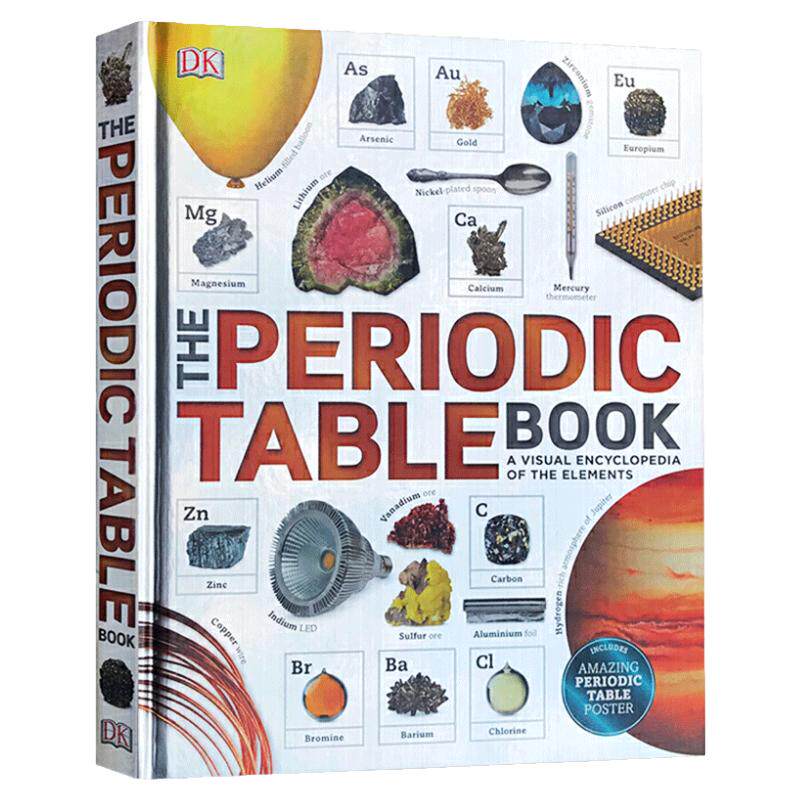 DK元素周期表图解百科 英文原版 The Periodic Table Book A Visual Encyclopedia of the Elements化学元素视觉百科 进口英语书籍