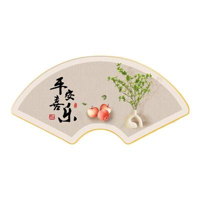 新中式柿柿如意餐厅装饰画