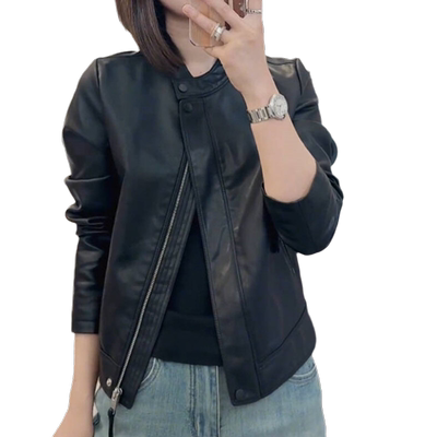 2024春季新款复古皮衣夹克外套