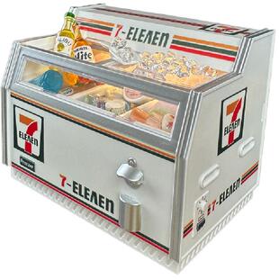 711冷柜冰箱贴便利店微缩磁贴3D立体2025年新款冰箱模型创意贴饰
