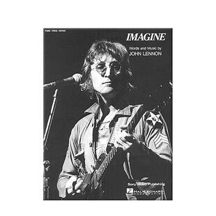 约翰 列侬 想象 声乐吉他和钢琴 海伦德原版乐谱书 John Lennon Imagine for Piano Vocal and Guitar HL00354091