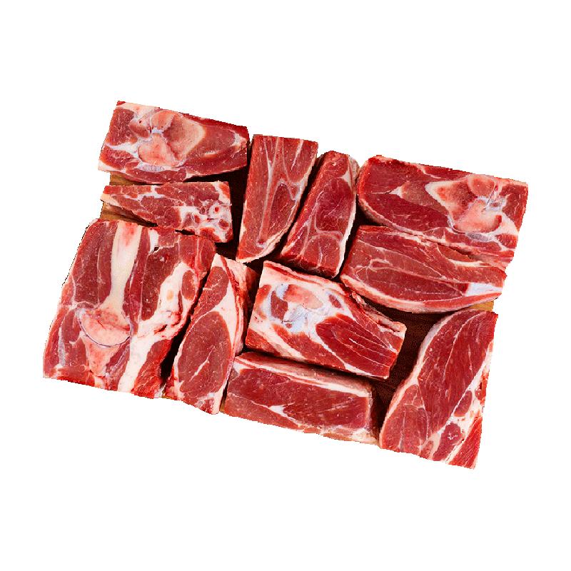 羔羊部落生鲜羊肉手把羊肉1250g*2内蒙古手抓羊肉新鲜现杀羊肋排