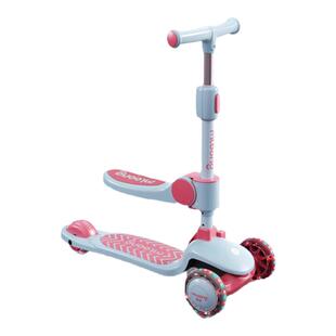 曼龙儿童滑板车1-3-6-12岁宝宝滑滑车男女童二合一可坐可骑溜溜车