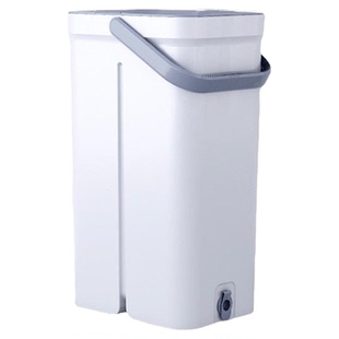 拖把桶长方形家用单桶可接空调水2026新款立式拖布桶带盖自动排水