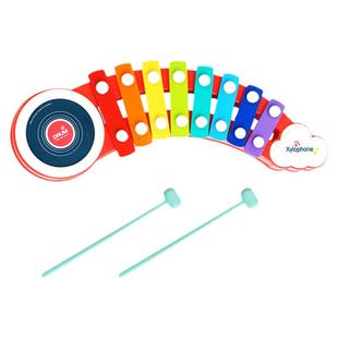俏娃婴幼儿童益智八音手敲琴宝宝乐器8个月音乐音阶玩具琴键小孩