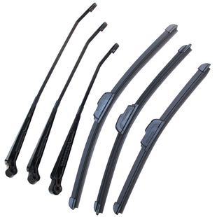 电动电瓶三轮车雨刮器电动老年代步车四轮车雨刷片胶条通用雨刷臂