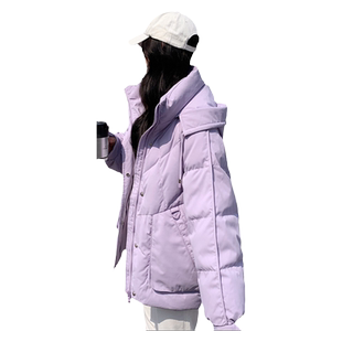oversize面包服短款羽绒棉衣棉服女2025年新款潮秋冬季外套厚棉袄