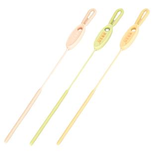 摩登主妇硅胶吸管刷加长清洗缝隙刷婴儿奶瓶杯子杯盖专用清洁刷子