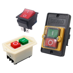 黑猫280 380 55 588高压清洗机水枪泵头配件220v防水电源按钮开关