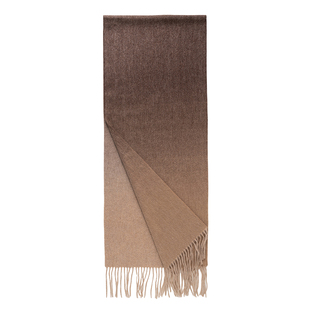 上海故事秋冬季羊绒渐变御寒围巾围脖加厚保暖披肩送长辈礼盒装