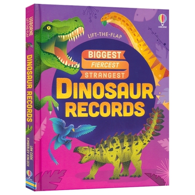 Usborne Dinosaur Records 尤斯伯恩恐龙纪录 儿童恐龙动物科普 精装翻翻书 图解少儿百科 英语课外读物 英文原版进口图书