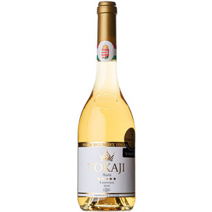 5篓托卡伊 匈牙利进口贵腐甜白葡萄酒甜酒甜型女生 tokaji 5p