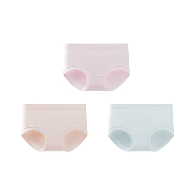 米乐鱼女士内裤10A抑菌内裤纯棉中腰吸汗透气少女生三角裤不夹臀