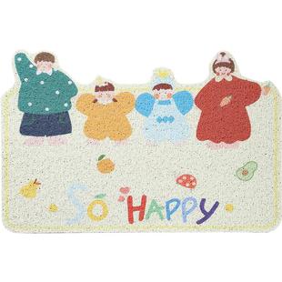 川岛屋入户门地垫2026新款进门家用丝圈地毯玄关大门口门外蹭脚垫