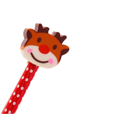 创意小学生橡皮擦卡通带铅笔奖品