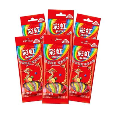 彩虹糖面条软糖32g×6袋×1组