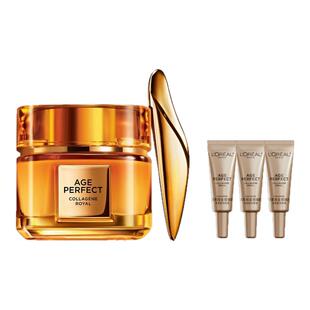 欧莱雅小蜜罐胶原眼油霜保湿滋润紧致眼周抗皱补水淡化细纹护肤品