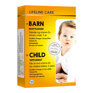 挪威Lifeline Care鱼油藻油 婴幼儿深海鱼油 宝宝补充DHA维生素D3