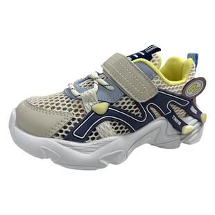 托米福儿童鞋3- 6岁夏季镂空网面透气运动鞋男童鞋女童凉鞋魔术贴