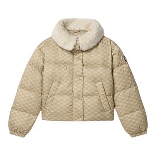 【两件折上折】MICHAEL KORS MK 女士短款翻毛领保暖羽绒服外套