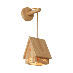 卧室床头壁灯过道玄关阳台书房儿童房灯北欧奶油风日式护眼led灯