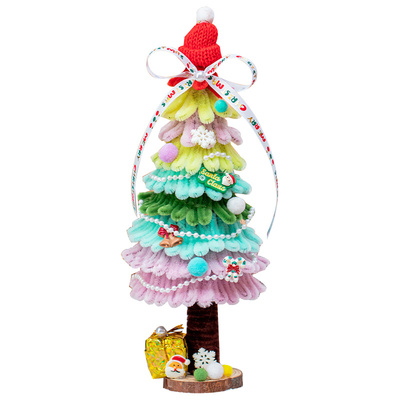 圣诞装饰扭扭棒手工diy圣诞树