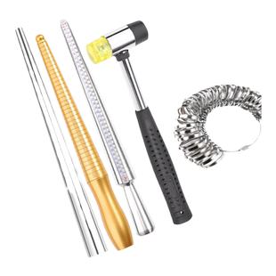 港度戒指圈戒指棒手指尺寸大小测量矫正调节整形修复戒指修圆工具