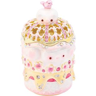 picals首饰盒超物汉堡猪BOOBOO潮玩珐琅彩饰品戒指盒摆件礼物手办