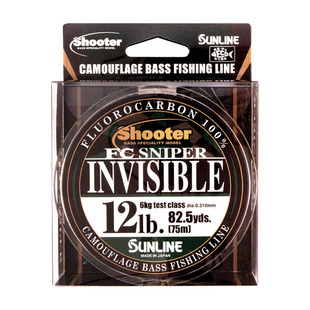 日本SUNLINE桑濑 INVISIBL隐形氟碳线水草专用耐磨路亚碳线钓鱼线
