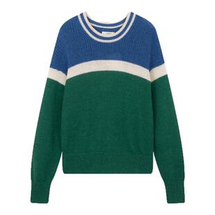 ISABEL MARANT ETOILE 撞色羊驼毛女毛针织衫毛衣银泰百货 301604