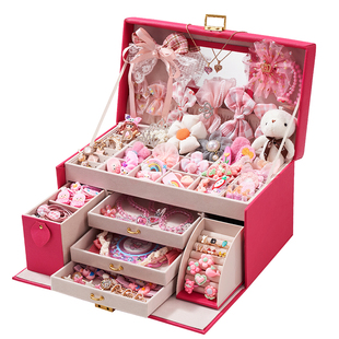 儿童发饰礼盒女孩生日礼物6到10岁三小朋友高级感公主首饰盒实用