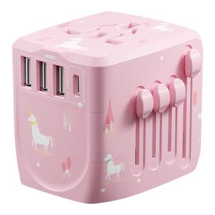 万能转换插头全球通用国际日本欧标港版旅行转换器typec出国插座