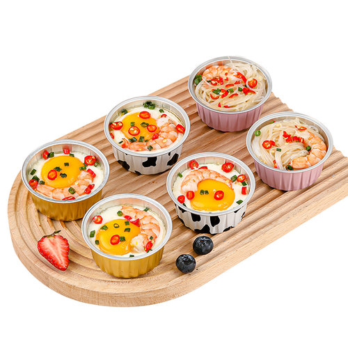 空气炸锅专用锡纸碗烤箱烘焙家用食品级耐高温蛋挞蛋糕铝箔杯模具