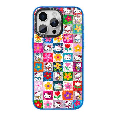 benefit彩色花朵呆萌猫咪17适用于iphone16promax苹果15PRO晶盾磁吸手机壳13新款14套12冰川纹防摔彩色边框