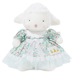 海湾兔bunnies 小羊公主裙网纱裙服饰毛绒玩偶公仔可爱衣服娃衣