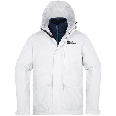 狼爪三合一冲锋衣男冬季新款夹克鹅绒羽绒内胆外套户外防风运动服