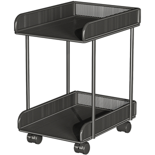 主机托架电脑机箱底座主机箱悬空支架桌下移动置物挂架海景房放置