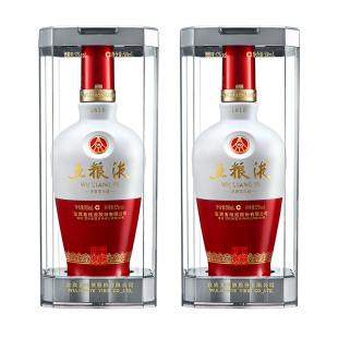 五粮液1618浓香型52度白酒500ml*2瓶送礼收藏佳品官方授权正品
