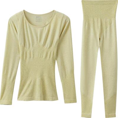 红豆女士色纺美体保暖内衣套装