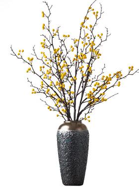 仿真红浆果假花果实黄色沙棘果