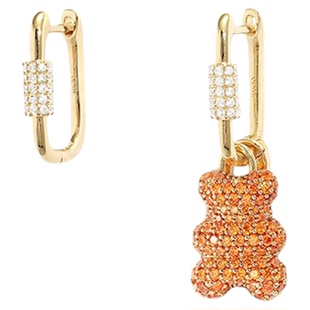 【生日礼物】APM Monaco小熊耳圈耳环女款可拆卸耳钉耳饰送闺蜜